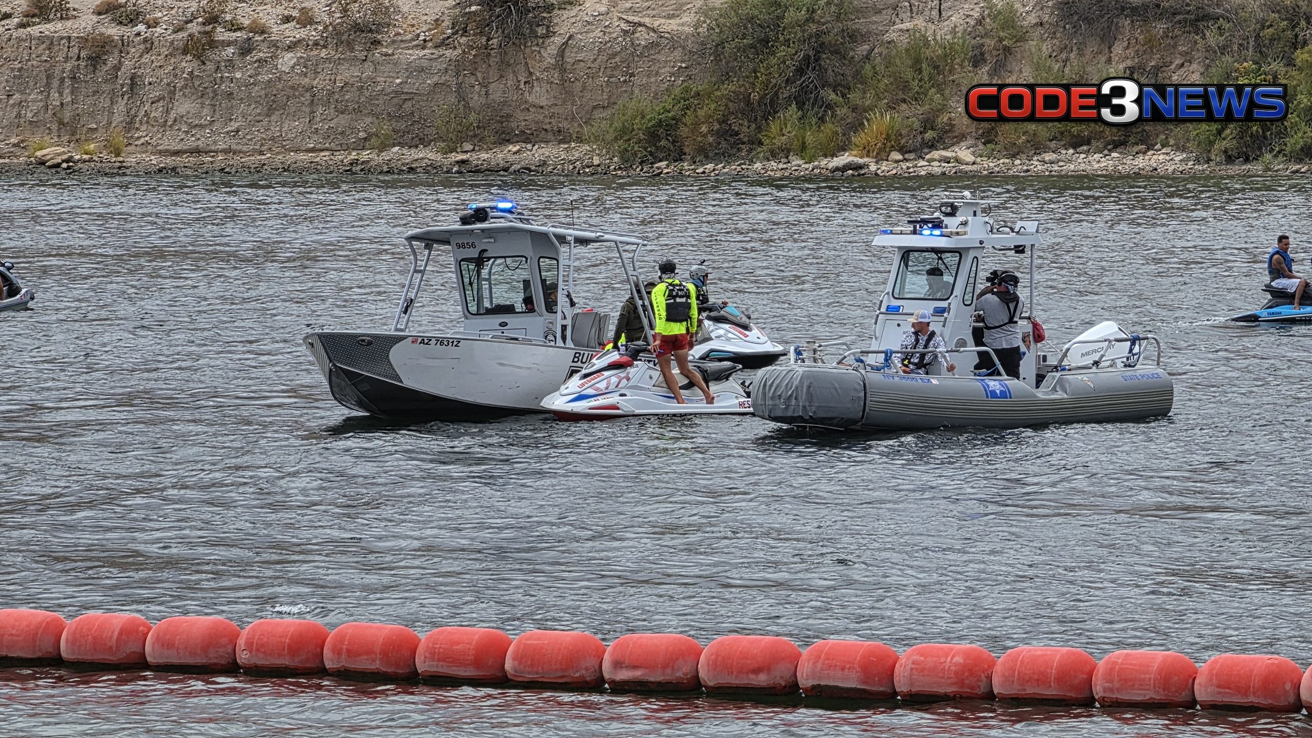 Bullhead City Police Re-Apprehend Suspect After Jumping From Patrol Vessel
