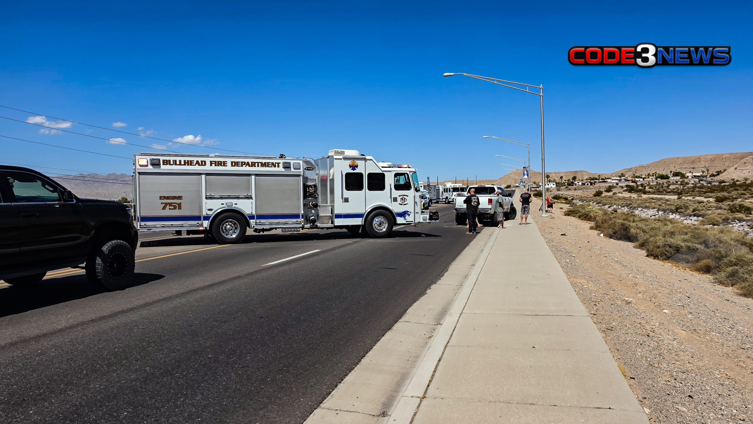 Bullhead City Rollover Crash - Code3News