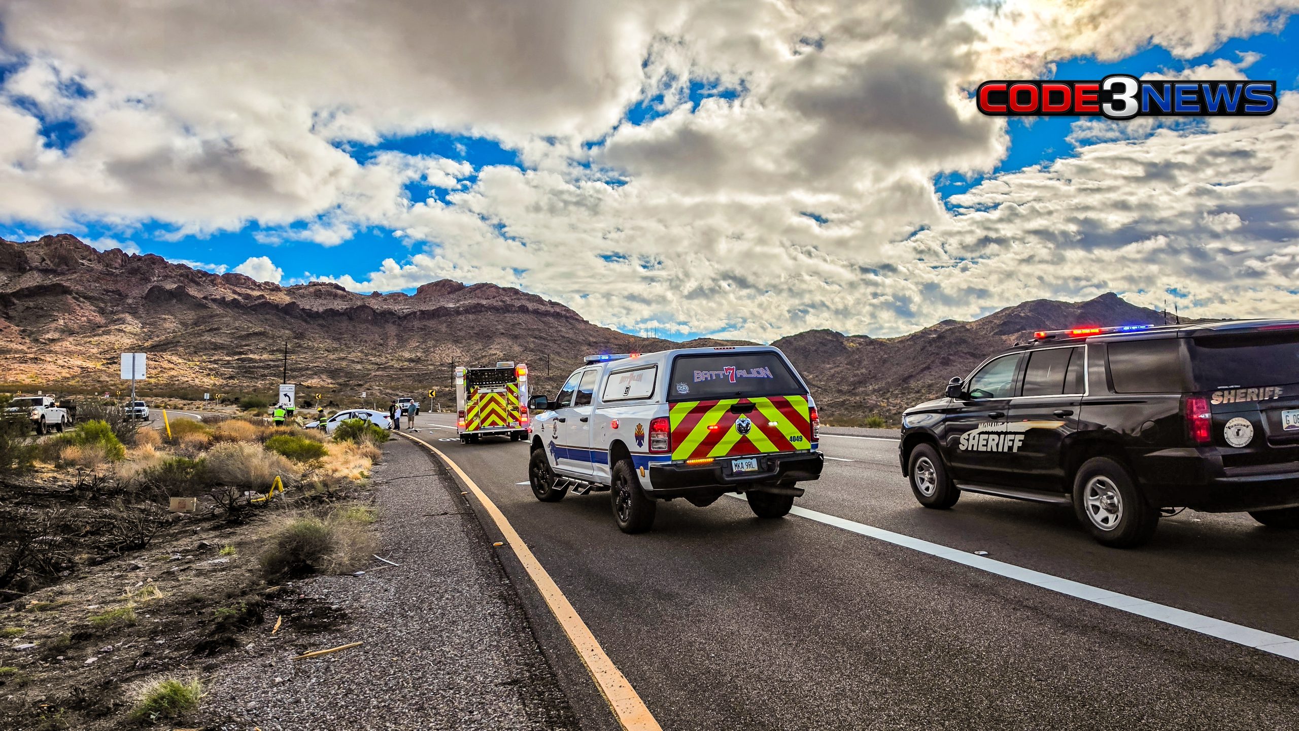 Bullhead City Rollover Crash - Code3News