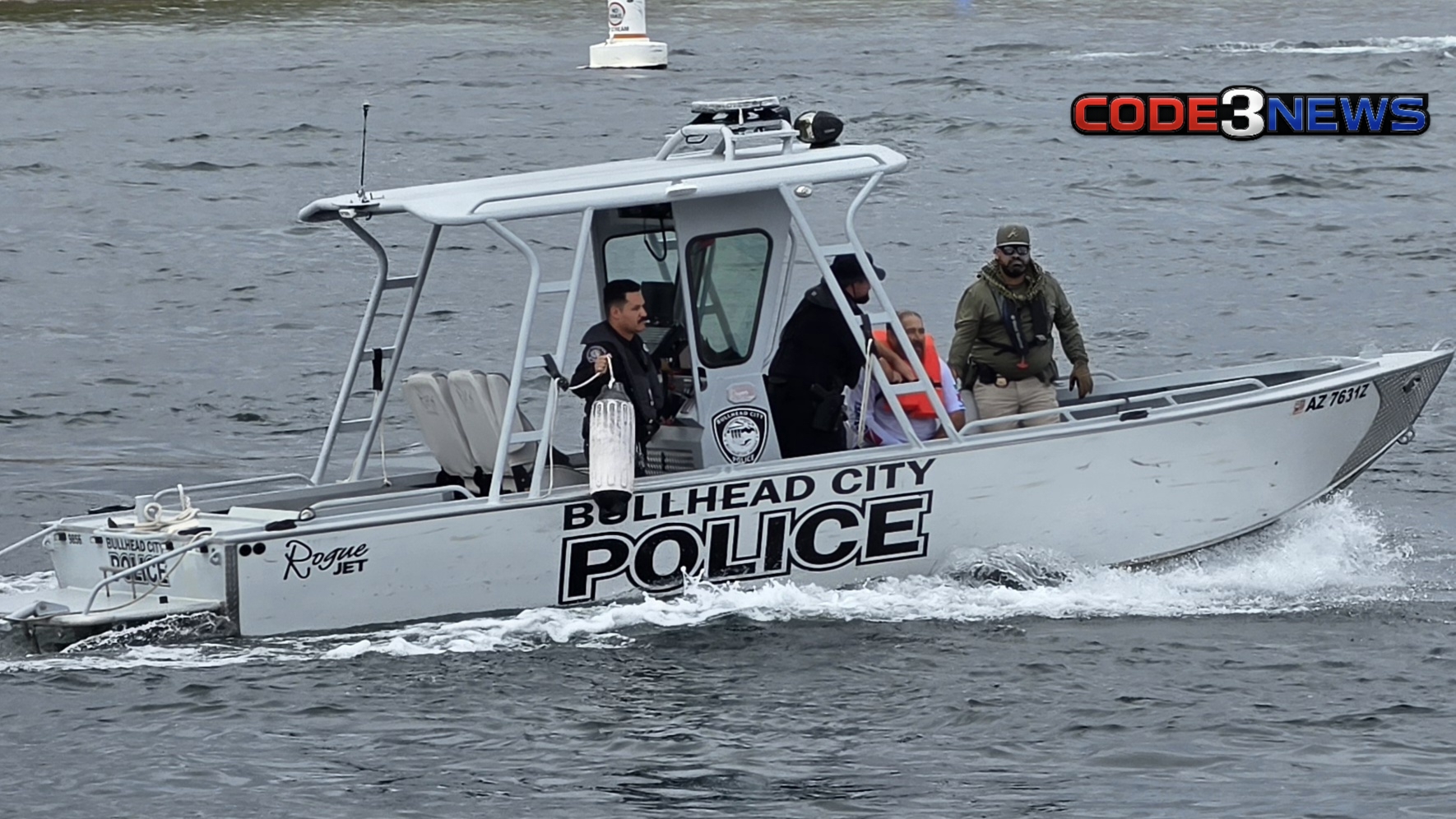 Bullhead City Police Re-Apprehend Suspect After Jumping From Patrol Vessel