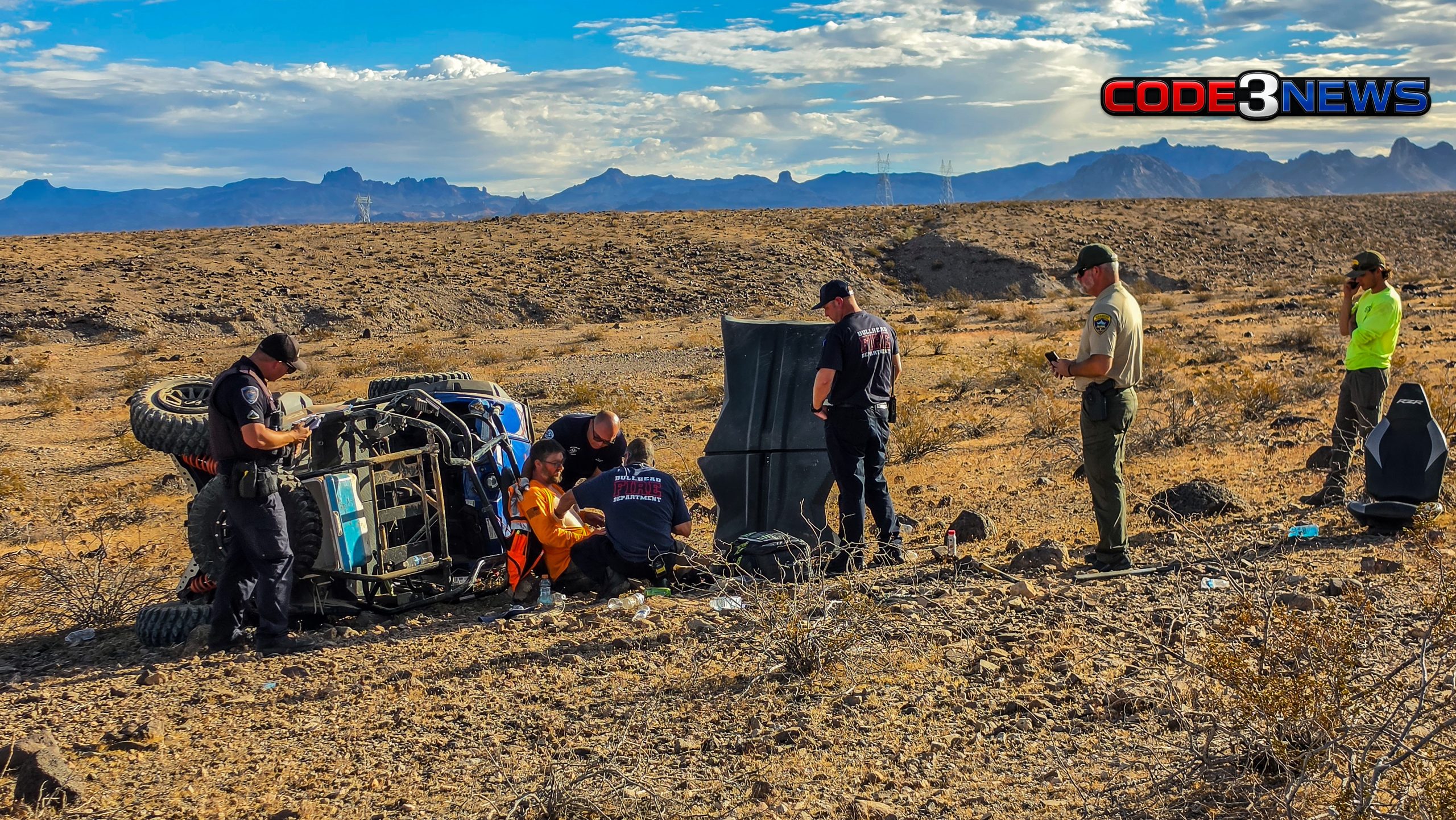 Bullhead City Rollover Crash - Code3News