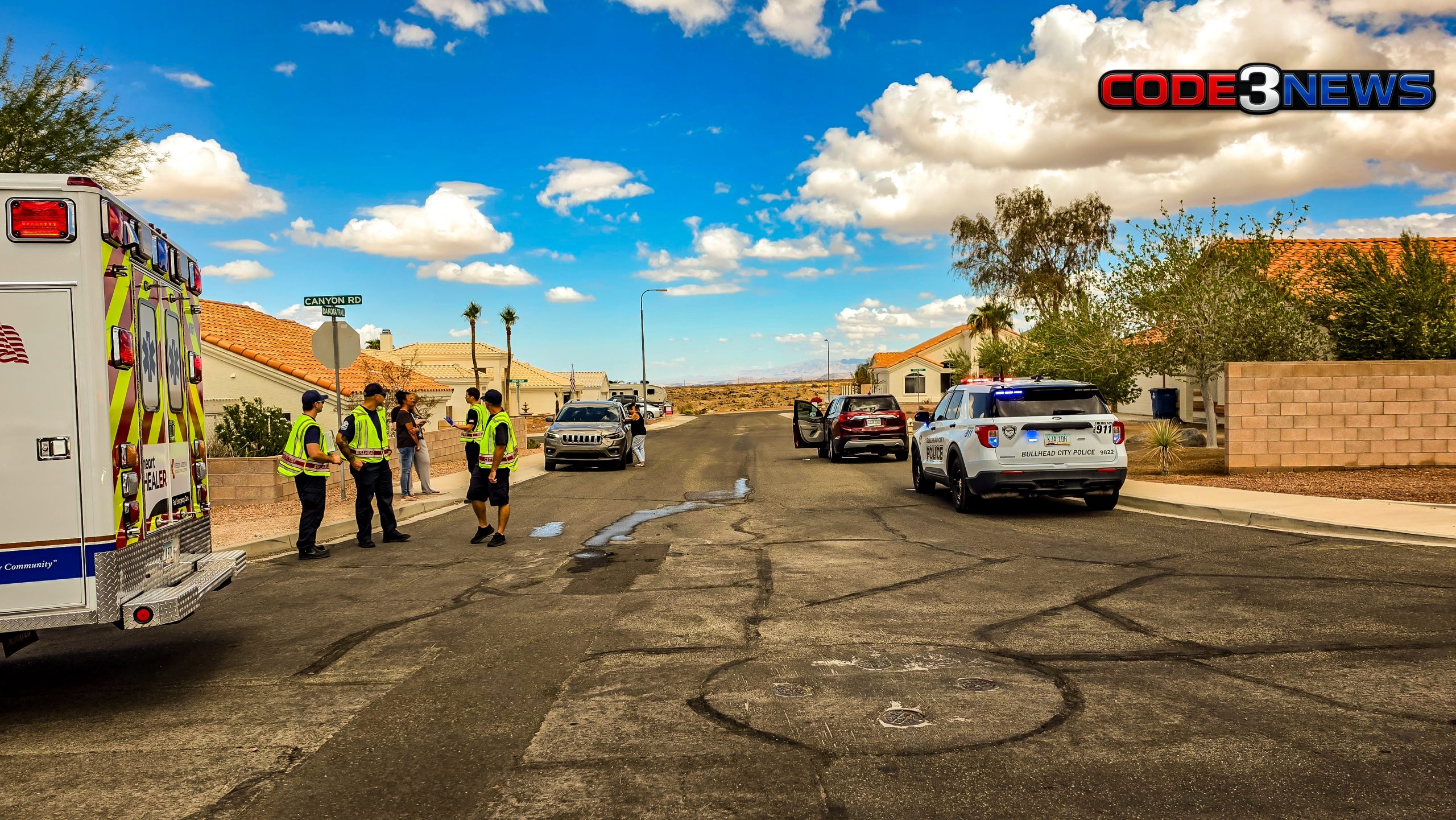 Collision on Canyon Road Collision - Code3News