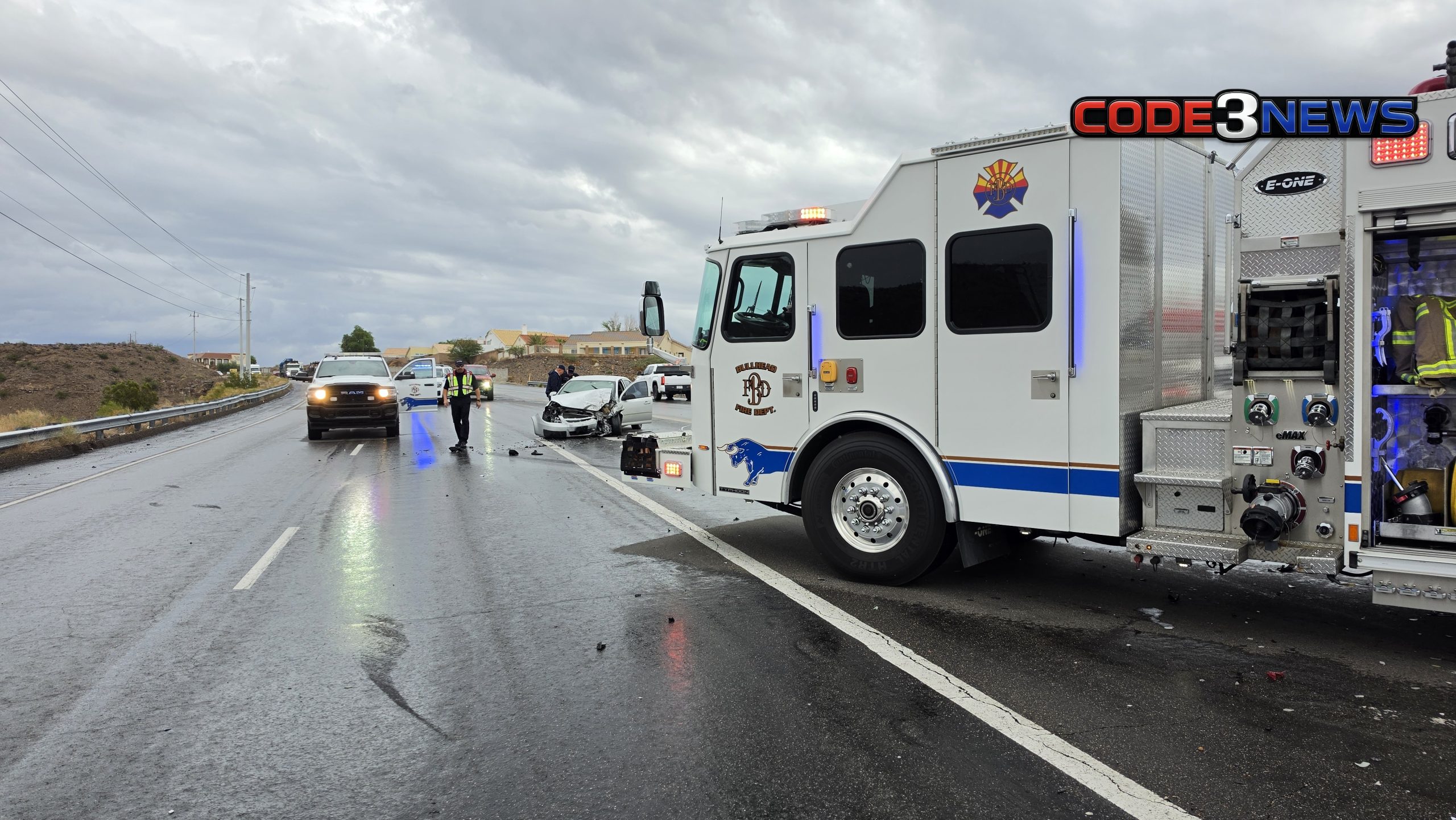 Bullhead City Highway Crash - Code3News