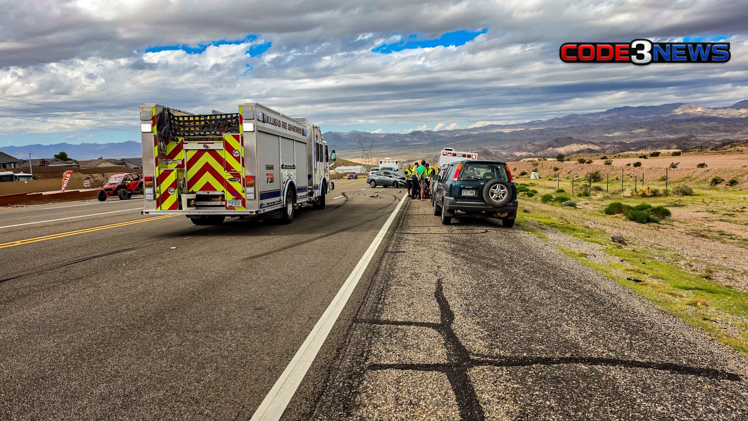 Bullhead City Landon Drive Collision - Code3News