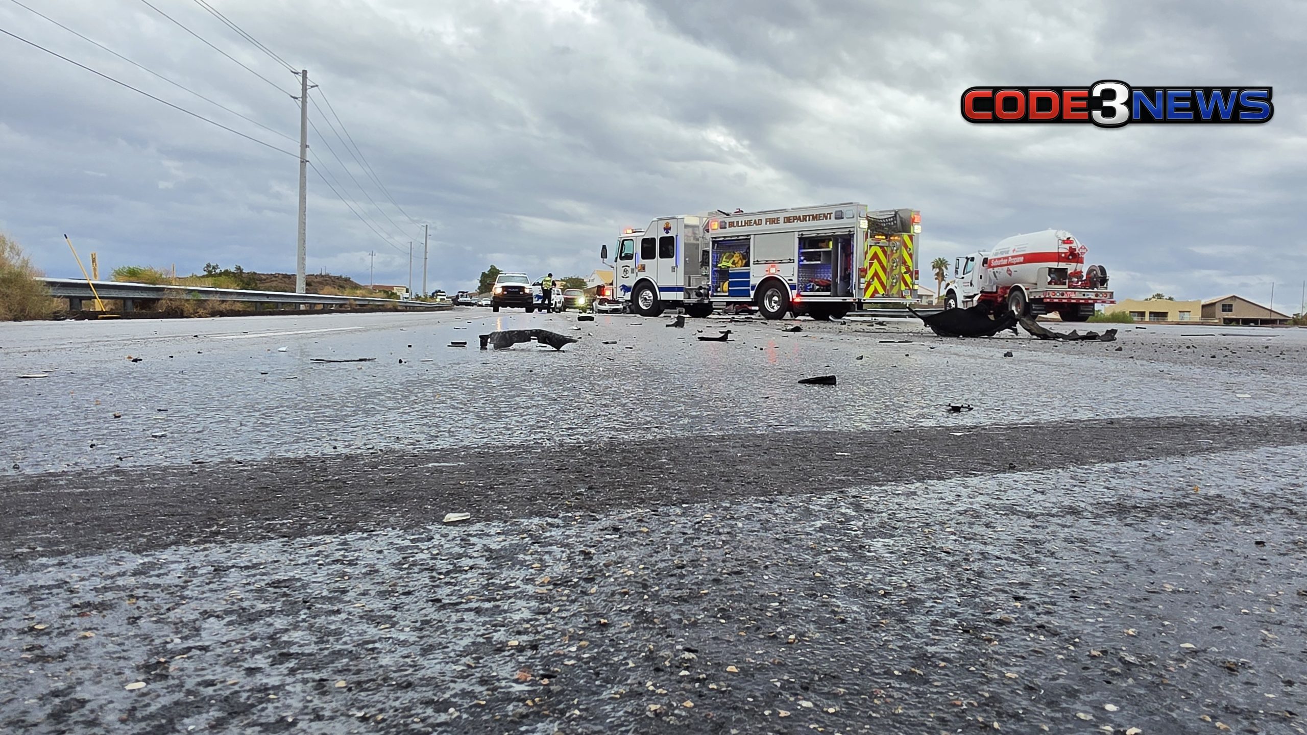 Bullhead City Highway Crash - Code3News