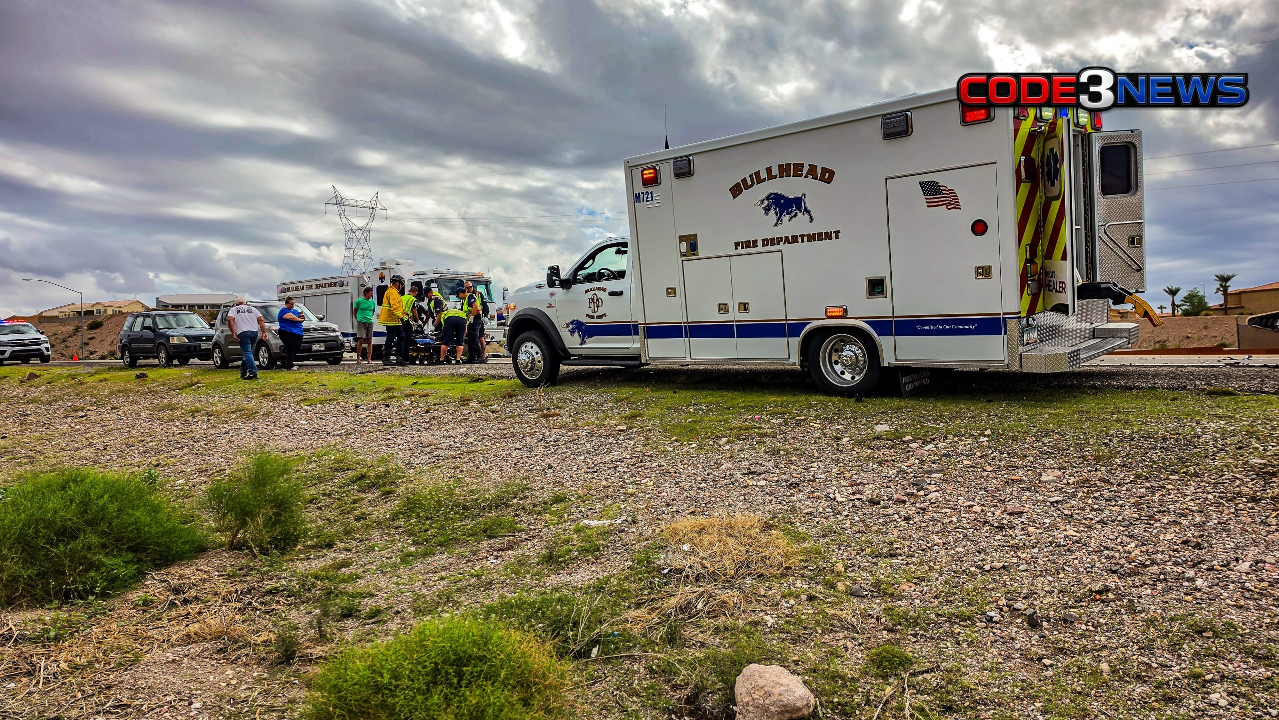 Bullhead City Landon Drive Collision - Code3News