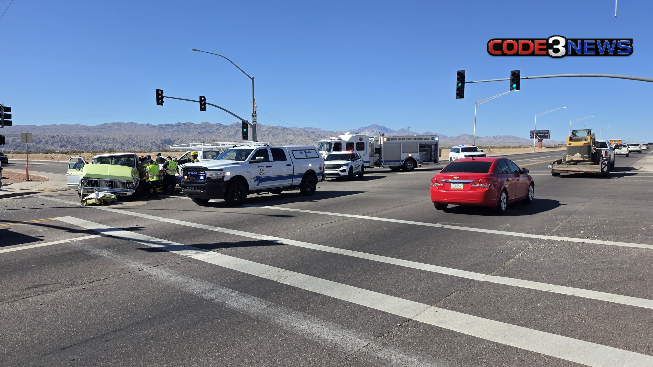 Bullhead City Traffic Collision - Code3News