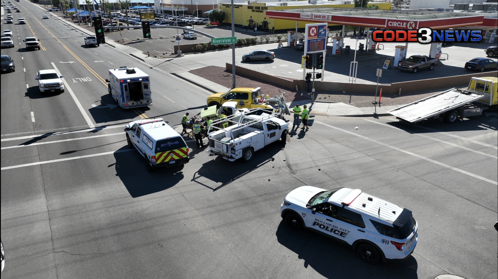 Bullhead City Traffic Collision - Code3News