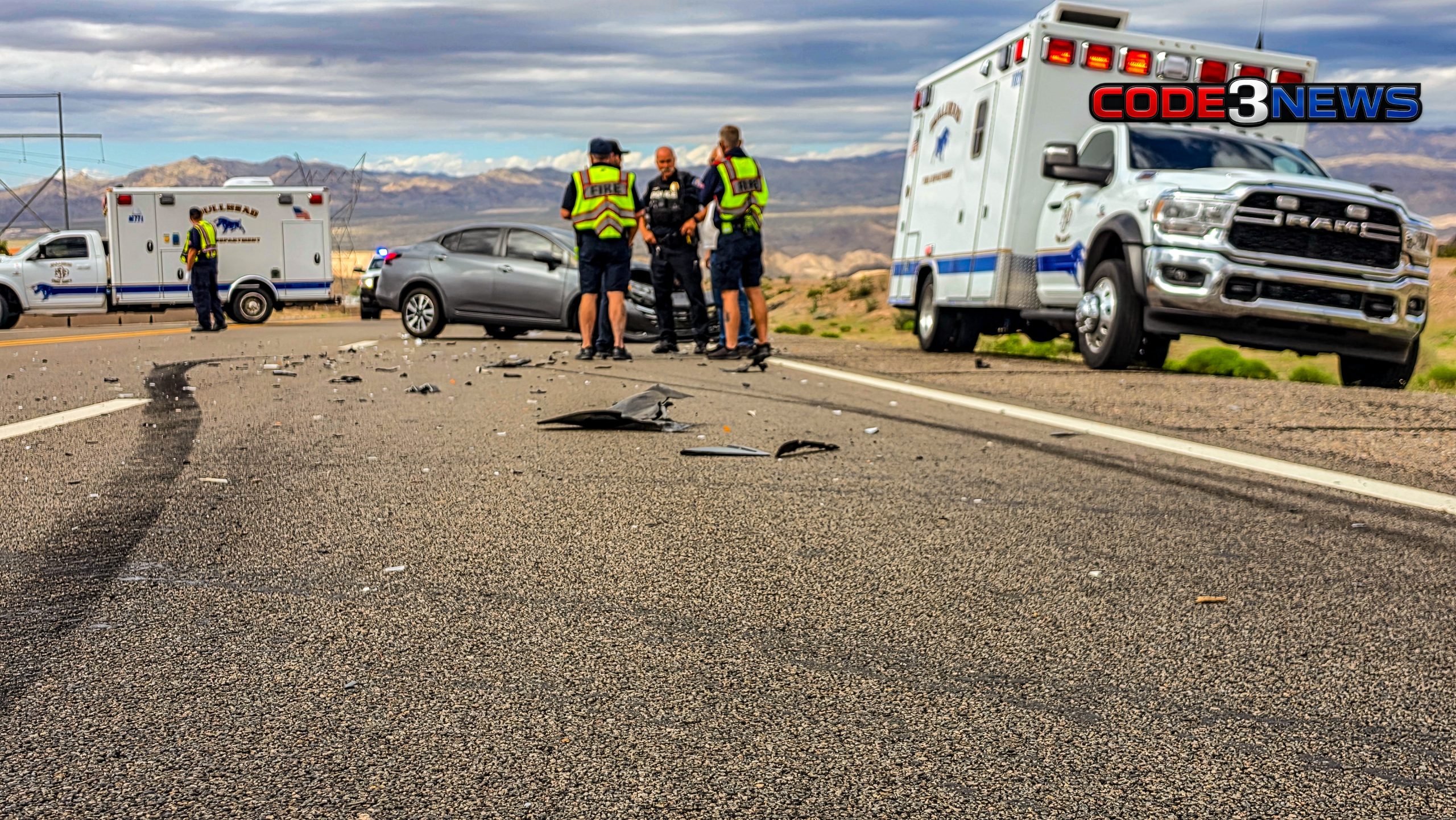 Bullhead City Landon Drive Collision - Code3News